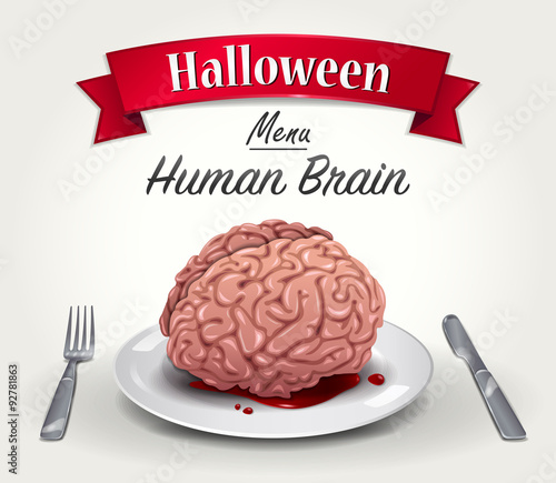 Halloween Menu - Human Brain