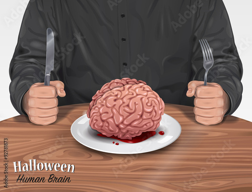 Halloween Menu - Human Brain