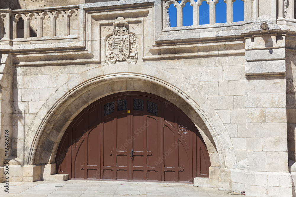 Door in the cathedral of Burgos, Castilla y Leon, Spain
