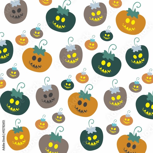 Halloween pumpkin pattern 2