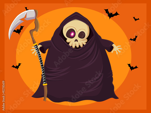 Grim reaper cartoon