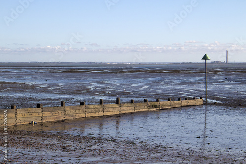 Breakwater at Southend-on-Sea  Essex  England