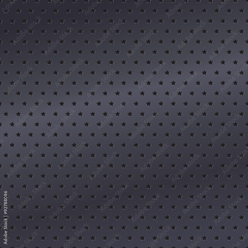 Metallic stars texture, pattern