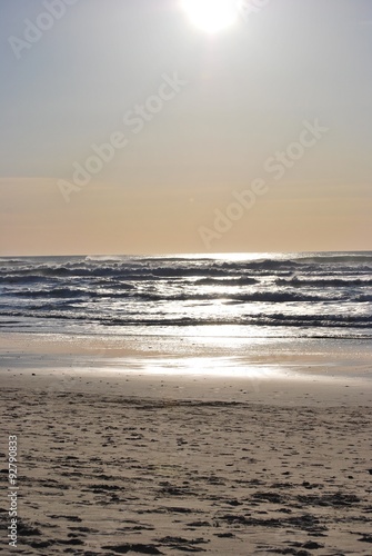 Beach at sunset