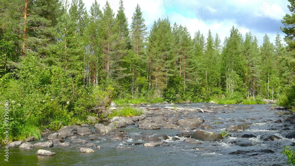 landscape with river and forest in Karelia
landscape with river and forest in Karelia