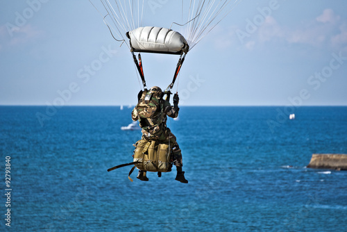 Saint-Jean-de-Luz, parachutist of French Air Force photo