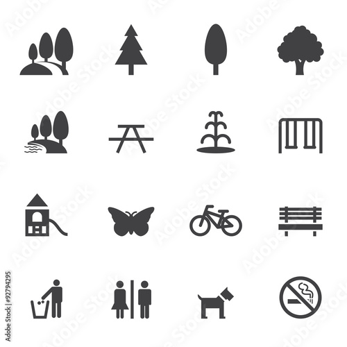 park and outdoor icons