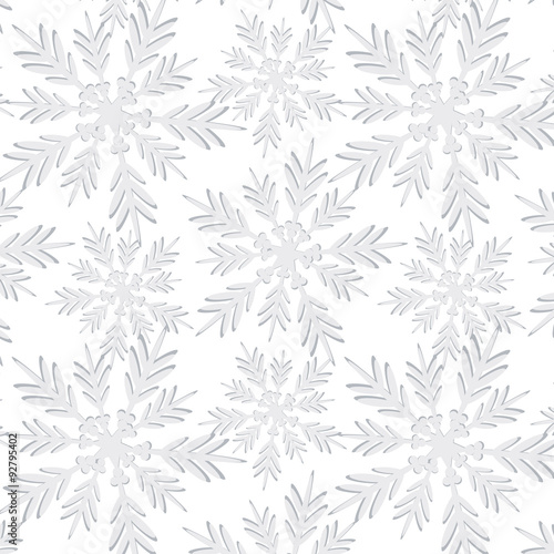 Christmas and New Year vector seamless pattern © Irina