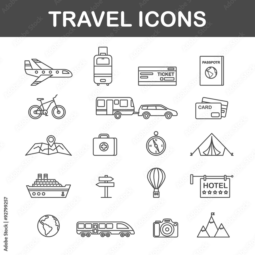Fotografie Icons travel