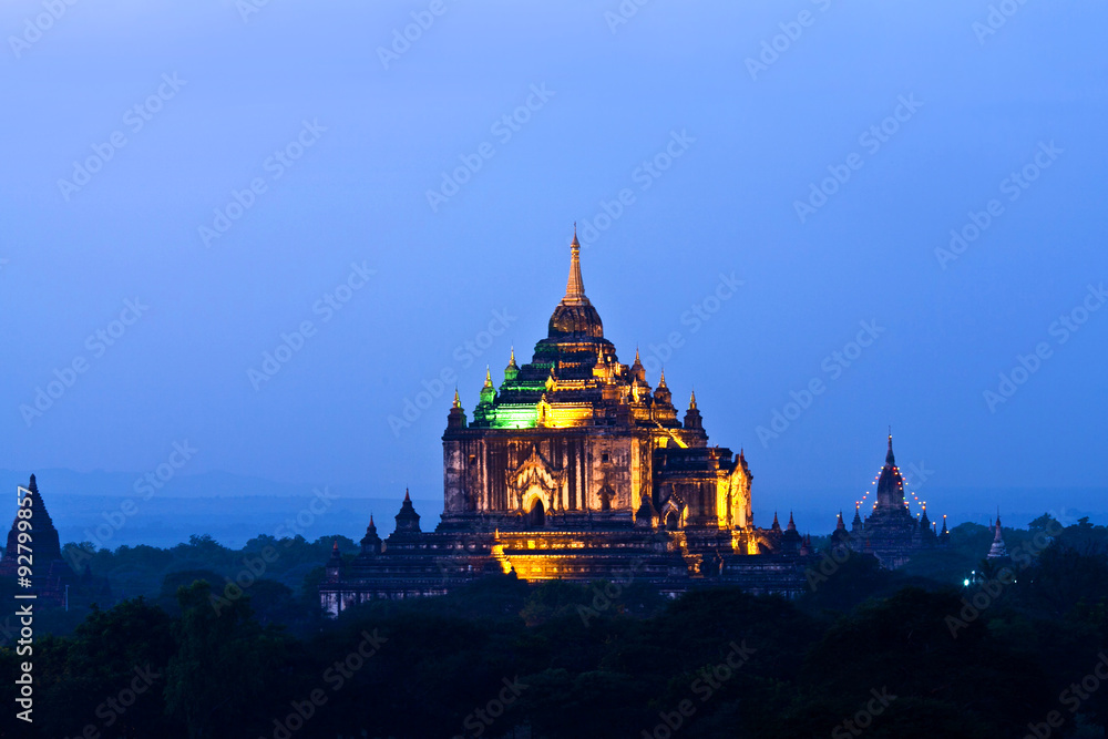 Thatbyinnyu Pagoda in Bagan Archaeological Zone, Myanmar