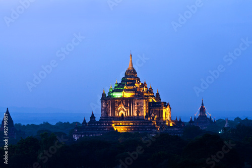 Thatbyinnyu Pagoda in Bagan Archaeological Zone, Myanmar