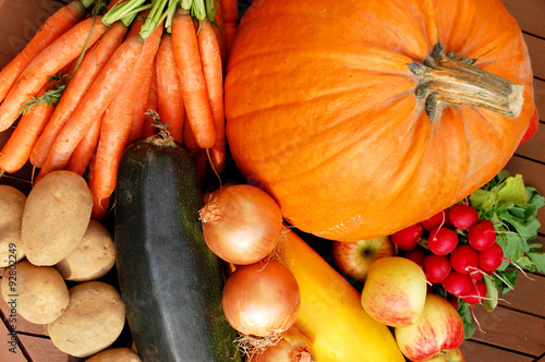 Bio Obst und Gemüse, Herbst