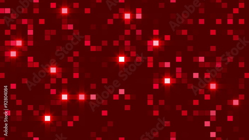 red abstract background, motion squares, loop