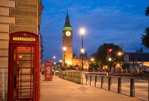 Big Ben and Westminster abbey in London  England