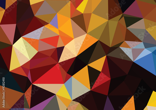 consisting background of triangles warm texture