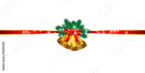 クリスマス　リボン　背景