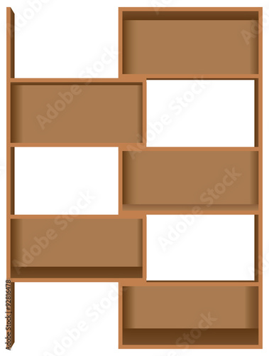 Bookshelves pullout