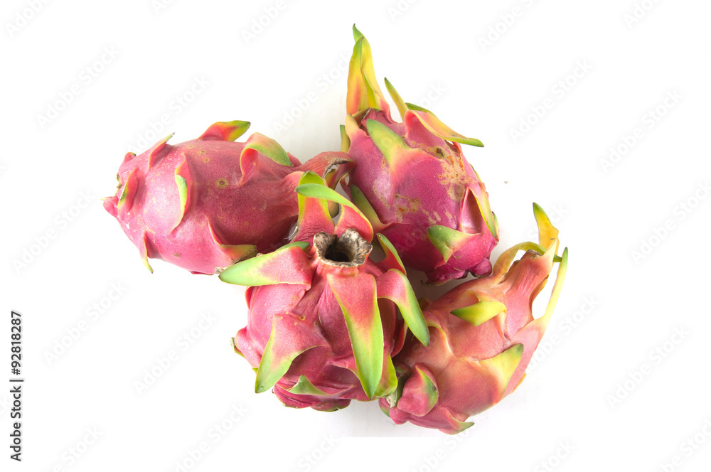 Dragon fruit isolated on white background Dragon fruit isolated on white background