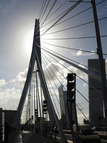 Rotterdam, Erasmus bridge, Netherlands #92821649