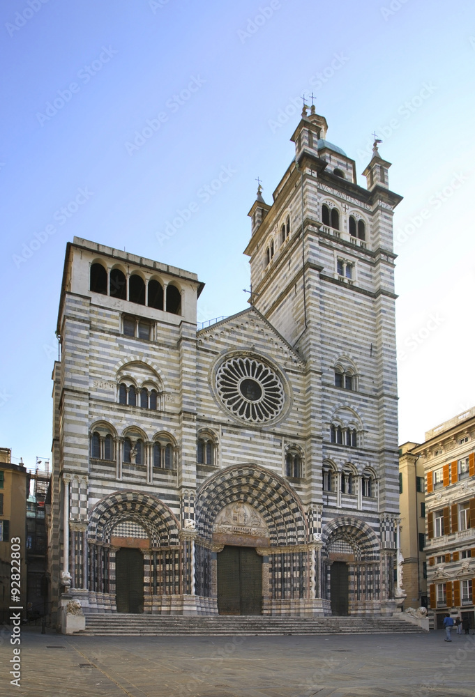 Genoa Cathedral.  Italy