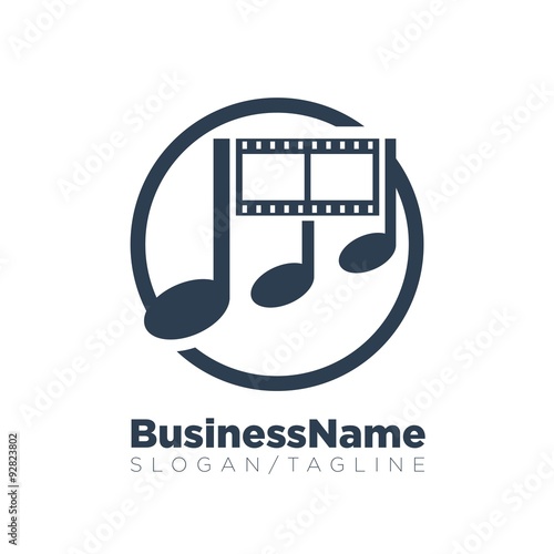 Video vector logo icon