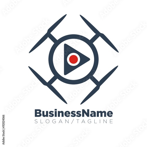 Video vector logo icon