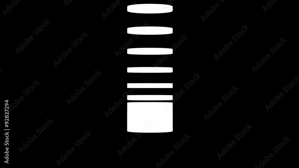 Indicate about 80 percents, growing 3D circle bar chart version 2.(included alpha) Indicate about 80 percents, growing 3D circle bar chart version 2.(included alpha)