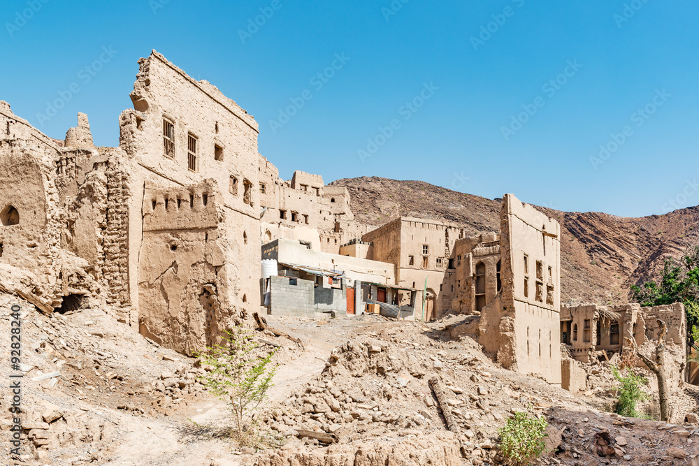 Old oasis town of the Al Khatmeen in Nizwa, Oman.