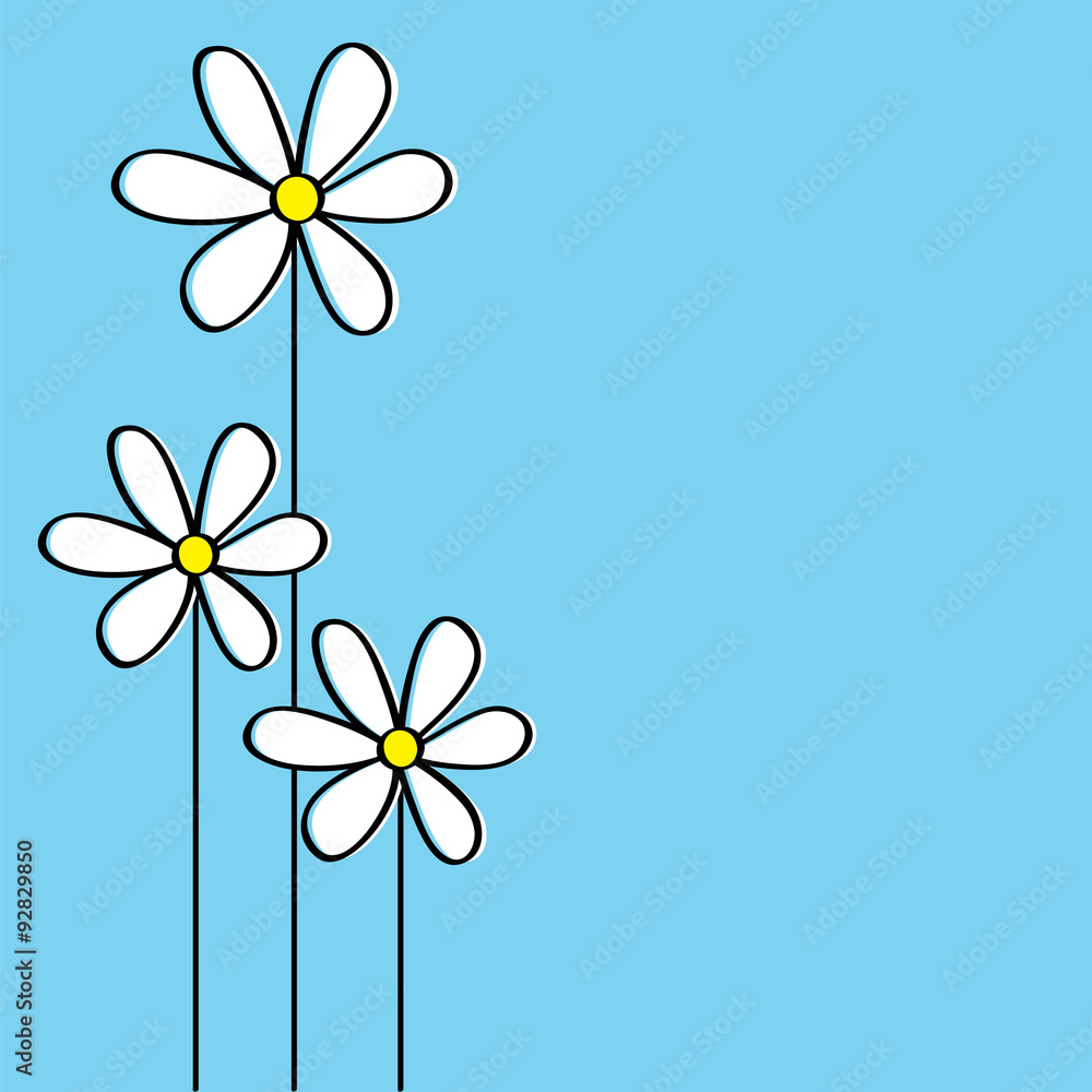 flowers background with blue color suitable for wallpaper ...