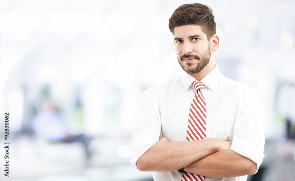 Fototapeta premium Young businessman portrait