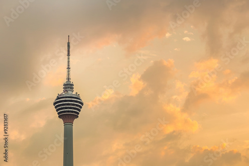 Television tower in Kuala Lumpur photo