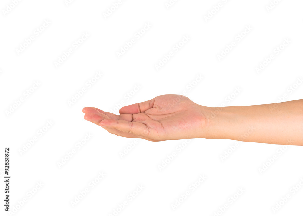 Right Hand of a man act to hold card or mobile phone. Right Hand of a man act to hold card or mobile phone.