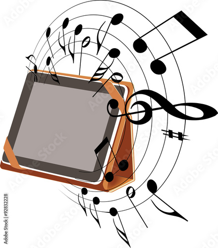 Tablet con musicaStampa