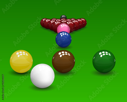 Snooker Pyramid Balls