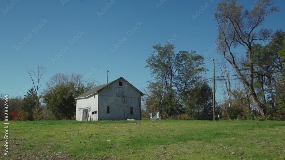 Lonely shed in the middle of a field Lonely shed in the middle of a field