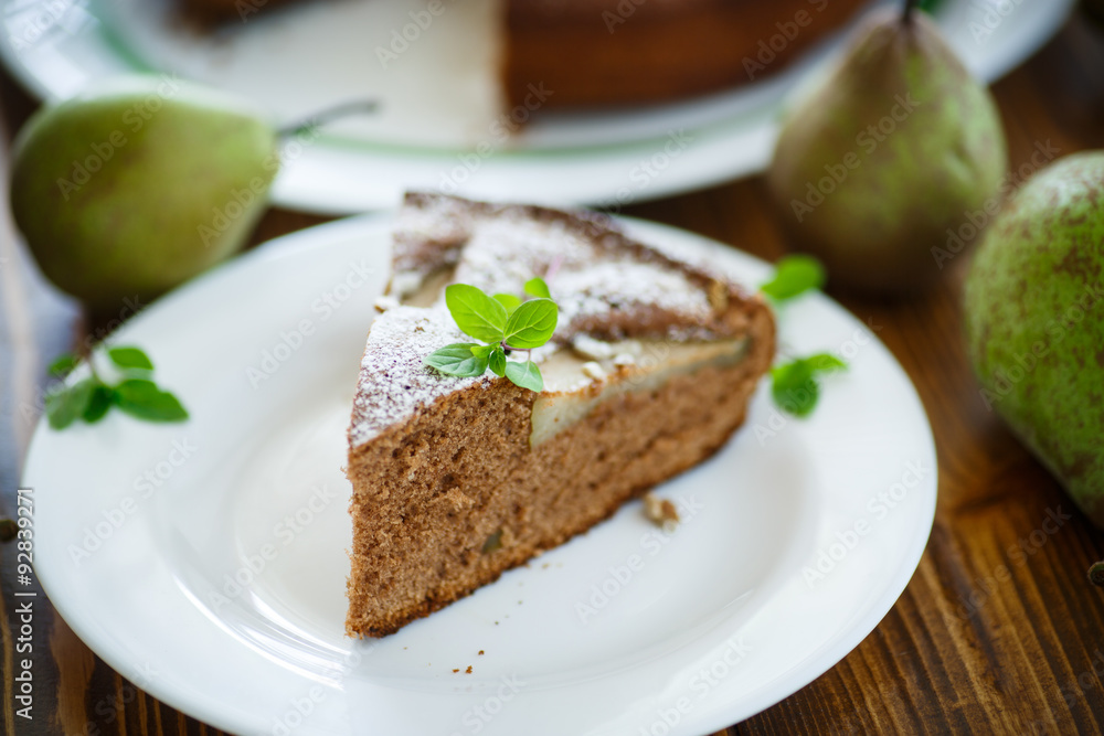 cake with pears cake with pears