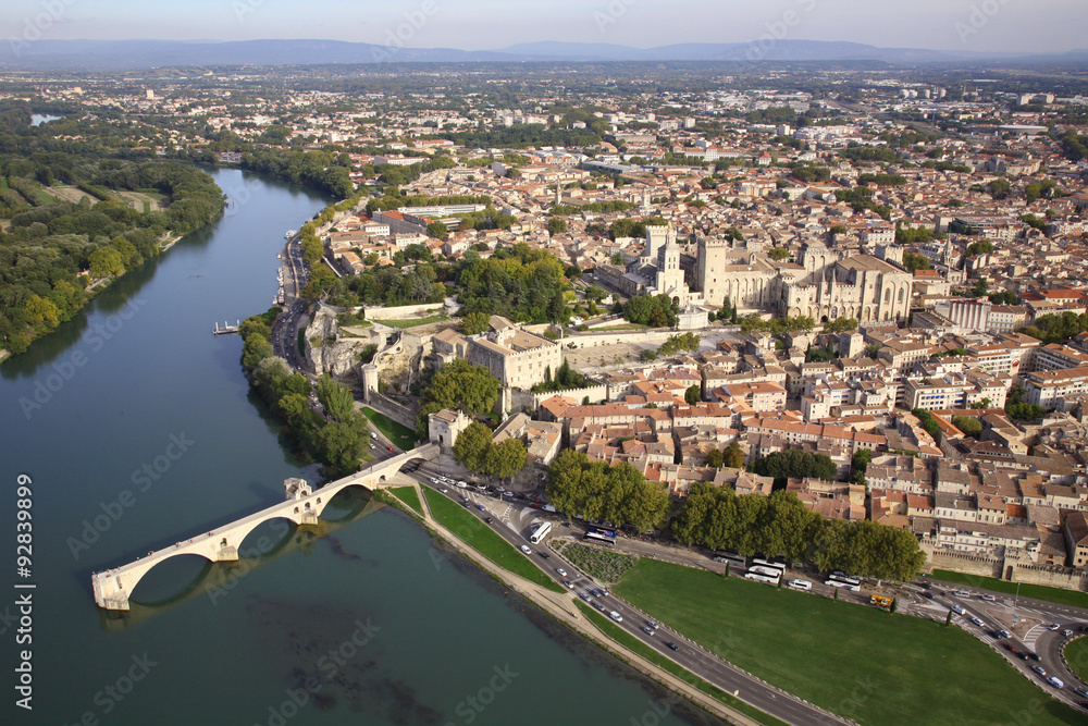 Pont d'Avignon - obrazy, fototapety, plakaty 