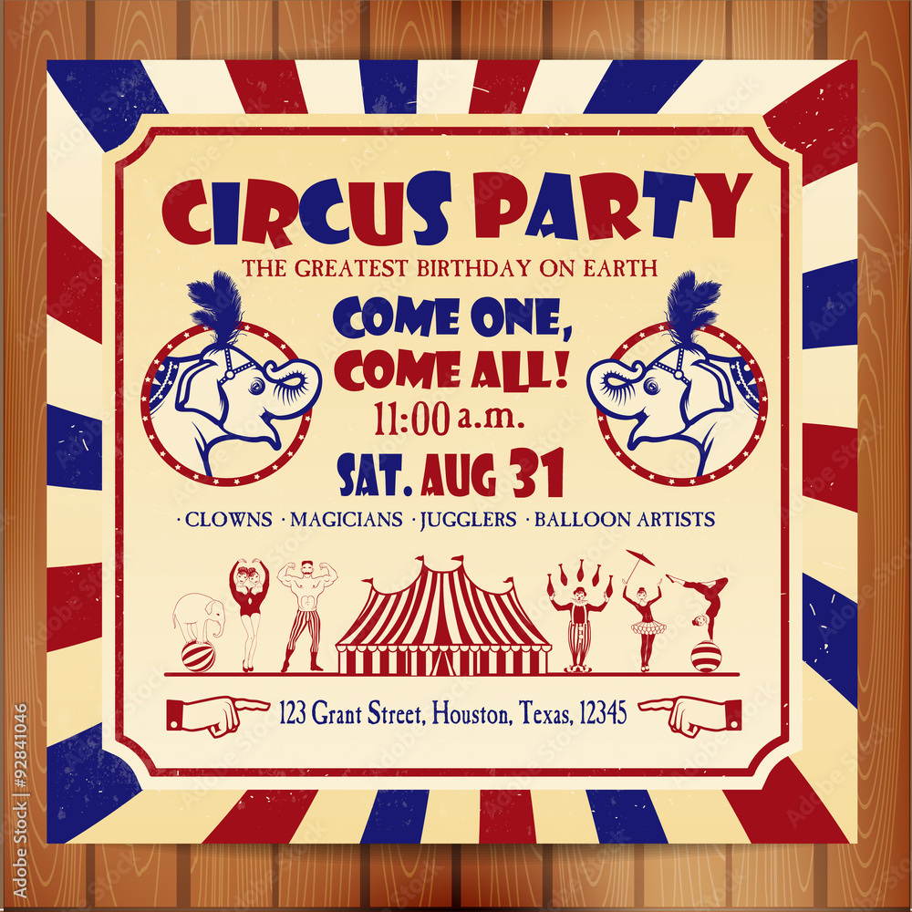 Fototapeta premium Circus sat