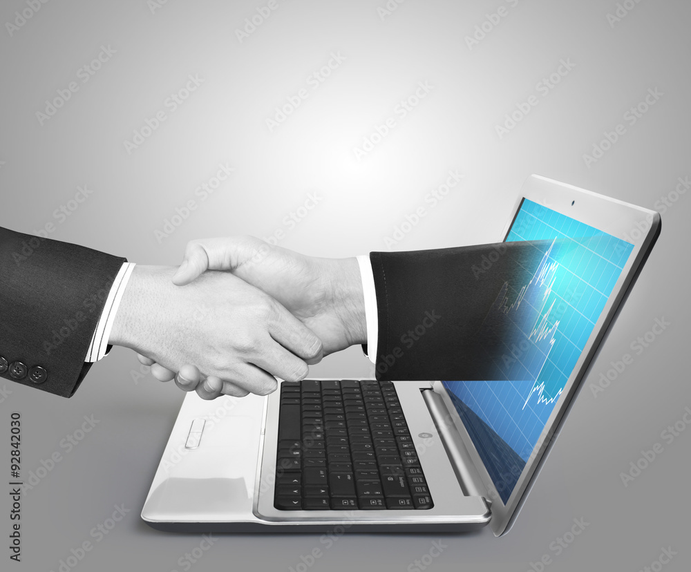 laptop computer abstract