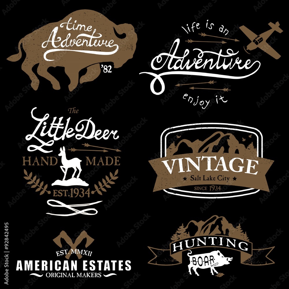 Fototapeta premium Vintage Badges