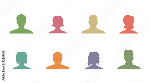 Avatar Set weiche Farben