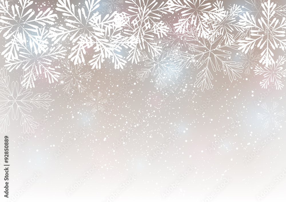 Snowflake  background for Your design 