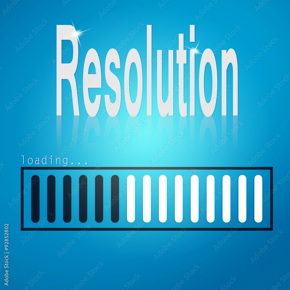 Resolution blue loading bar Resolution blue loading bar
