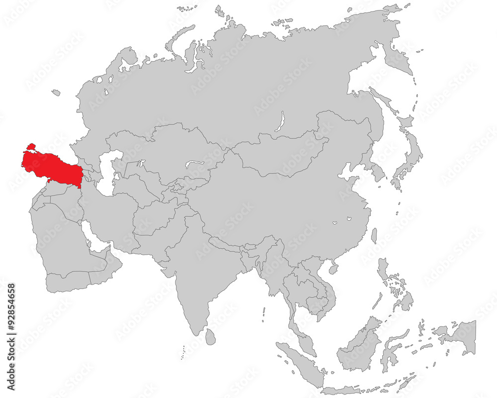 Fototapeta premium Asien - Türkei