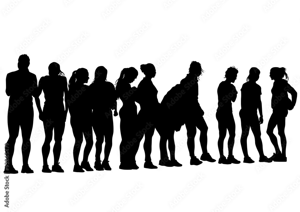 Fototapeta premium Young woman in dress on white background
