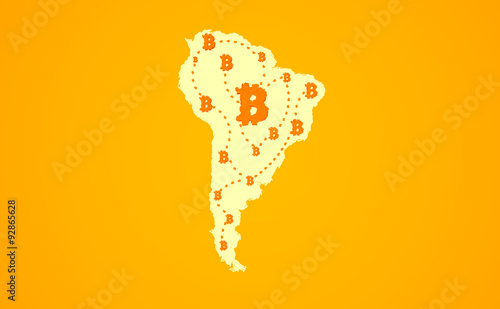 Bitcoin South America Map