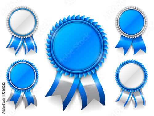Blue Award Medals