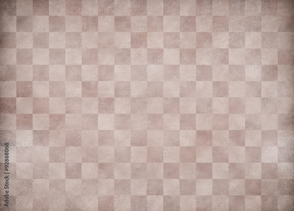 Beige grunge checkered paper background Beige grunge checkered paper background