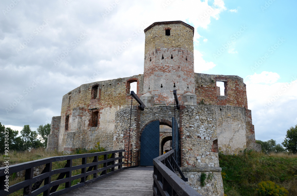 Castle ruins (Siewierz in Poland)