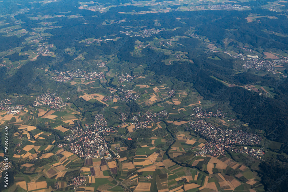 Weissach i Tal, Allmersbach etc. Luftaufnahme